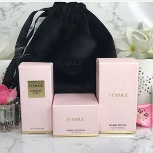 FEMMUE Lumiere Mini Kit 3pc Set Vital C Vital Cream Refiner Luxe K BEAUTY *BNIB